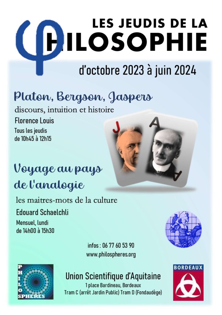 Les Jeudis de la philosophie 2023/2024 philospheres